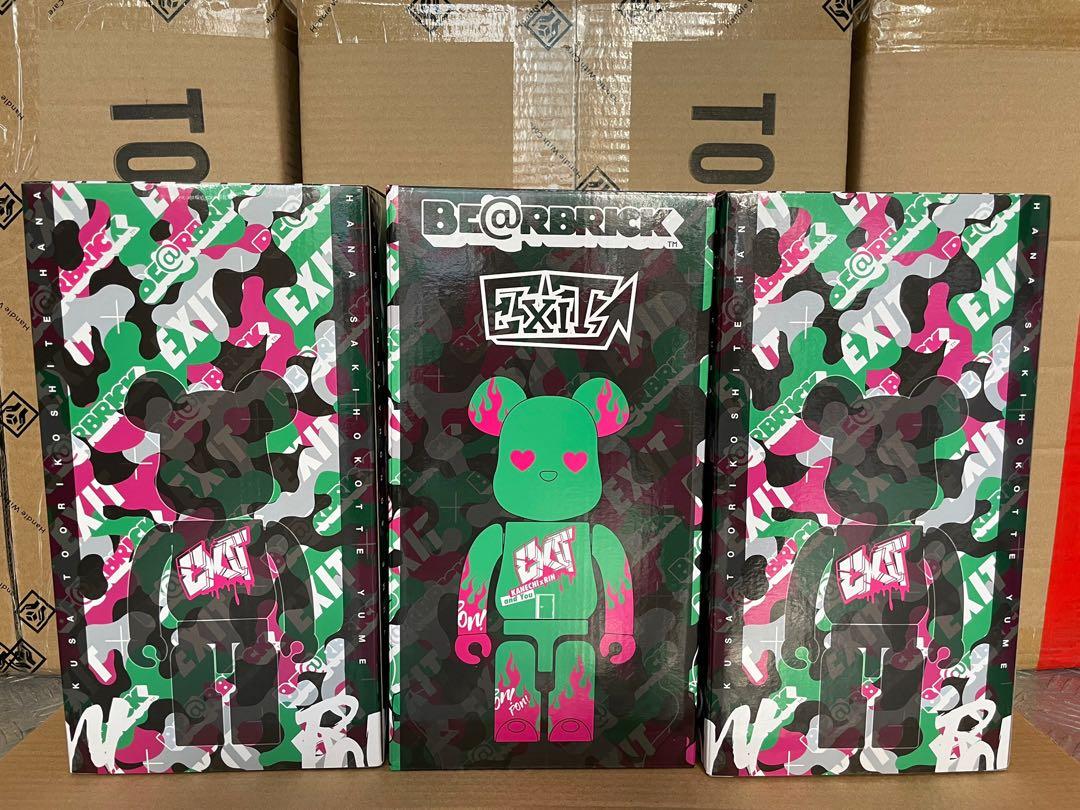 Bearbrick EXIT 400%, 興趣及遊戲, 玩具& 遊戲類- Carousell