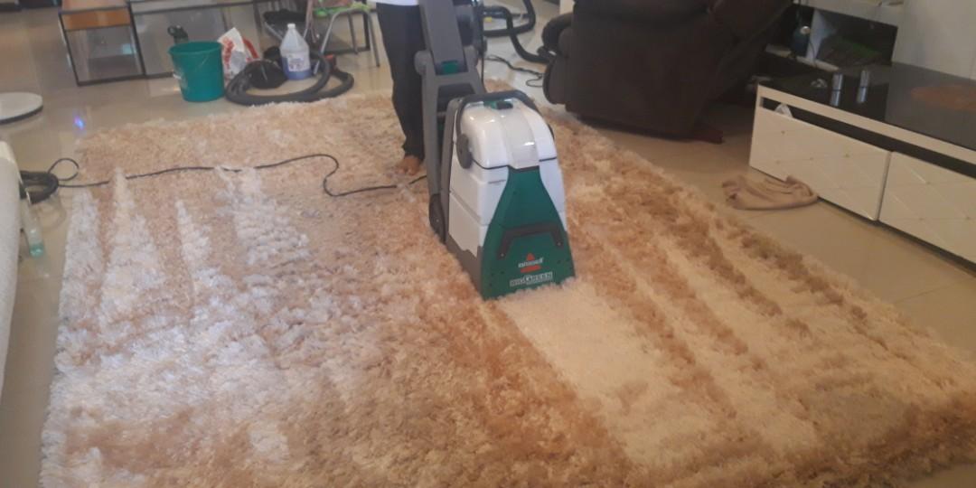 Bissell Big Green Professional Carpet Cleaner Used 110V, Furniture & Home Living, Cleaning