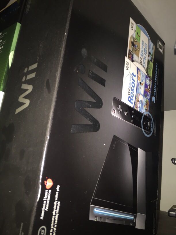 Black wii in box complete, Video Gaming, Video Game Consoles, Nintendo on Carousell