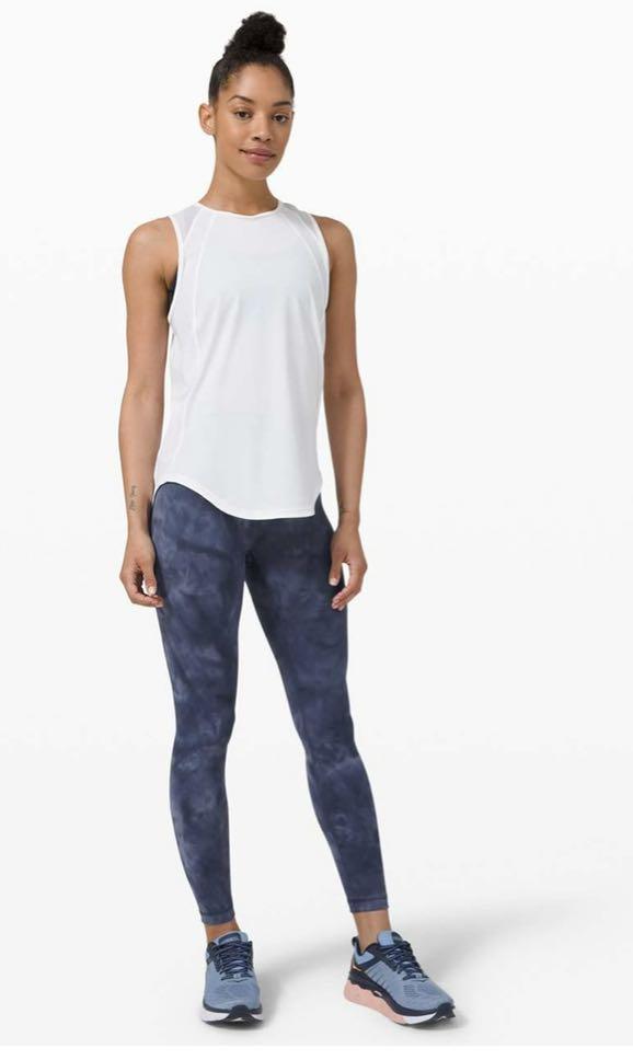 NWT Lululemon Wunder Train High-Rise 25 Size 4 in Diamond Dye Naval Blue,  Women's Fashion, Activewear on Carousell