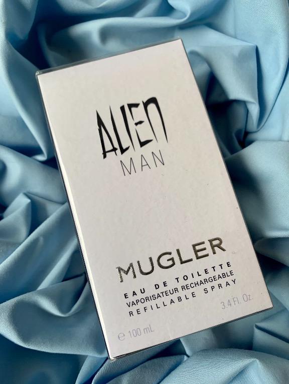 BNEW AUTHENTIC Mugler Alien Man 100ml EDT Refillable Spray Perfume For ...