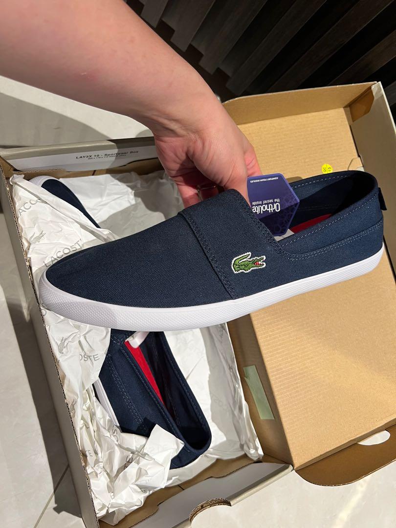Mens lacoste 2025 slip on