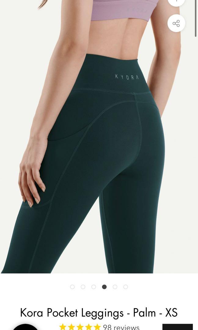 BNWT Kydra Kora Pocket Leggings SIZE M Palm Jewel Green Women s Fashion Activewear on Carousell