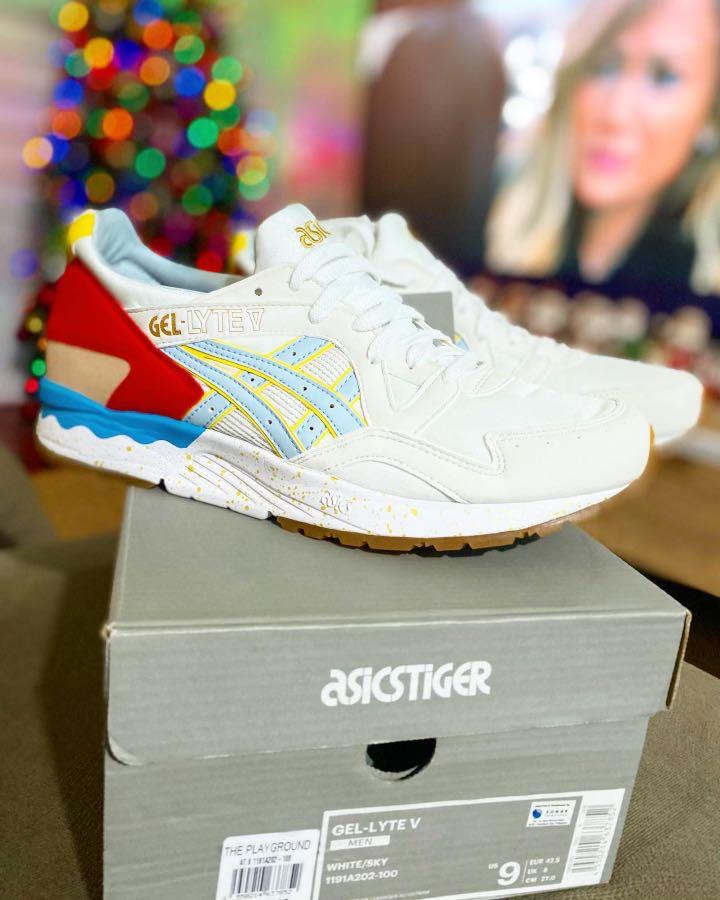 Asics gel lyte v white sky online
