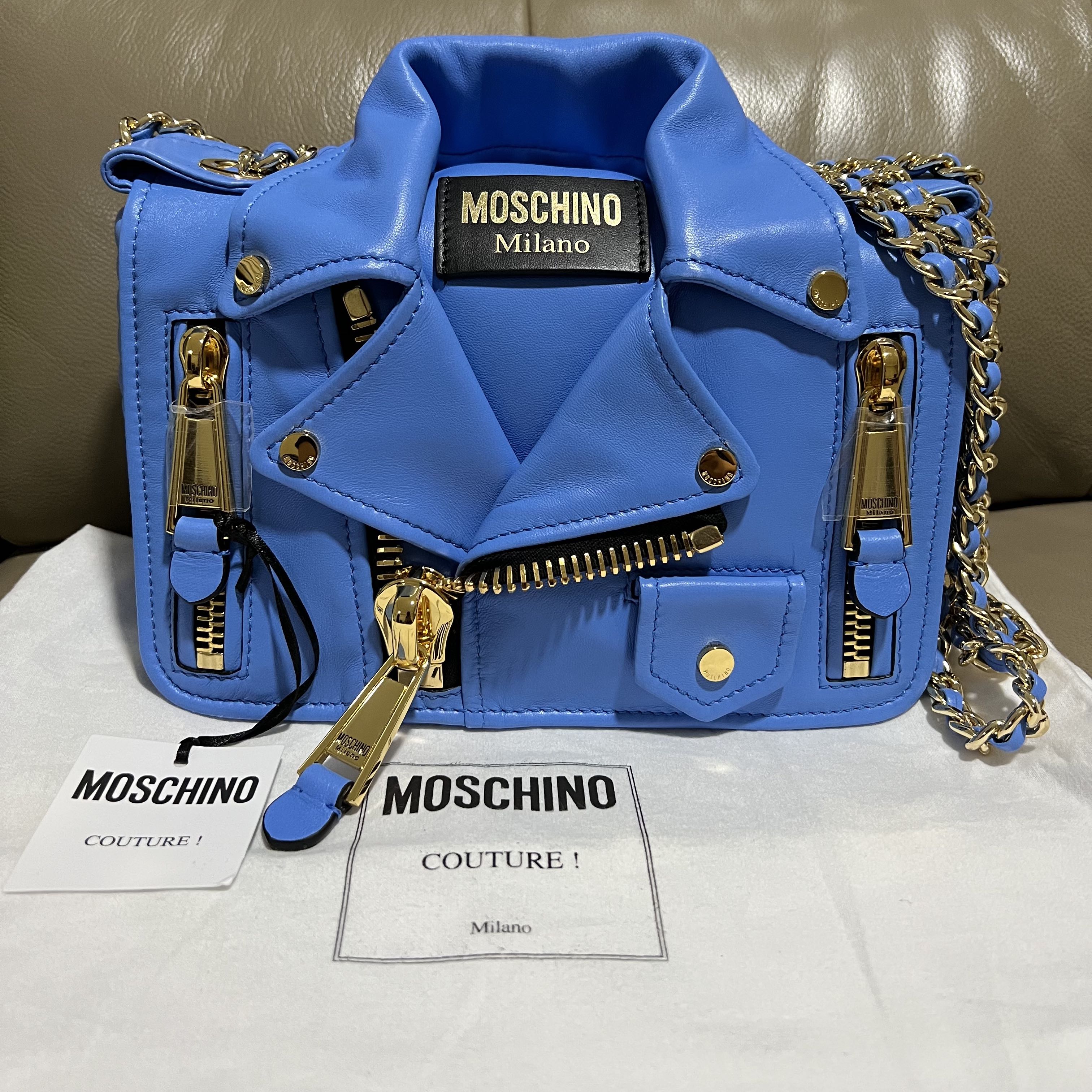 BRAND NEW MOSCHINO BIKER BAG