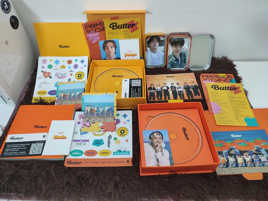 BTS BUTTER ALBUM SET, Hobbies & Toys, Music & Media, Music Accessories