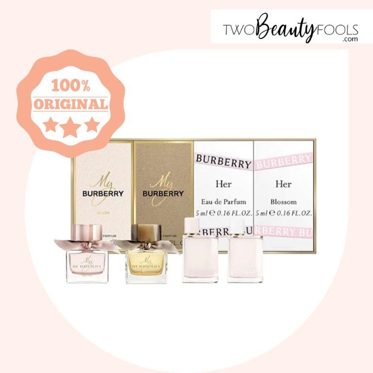 Burberry womens mini set 4 piece sales