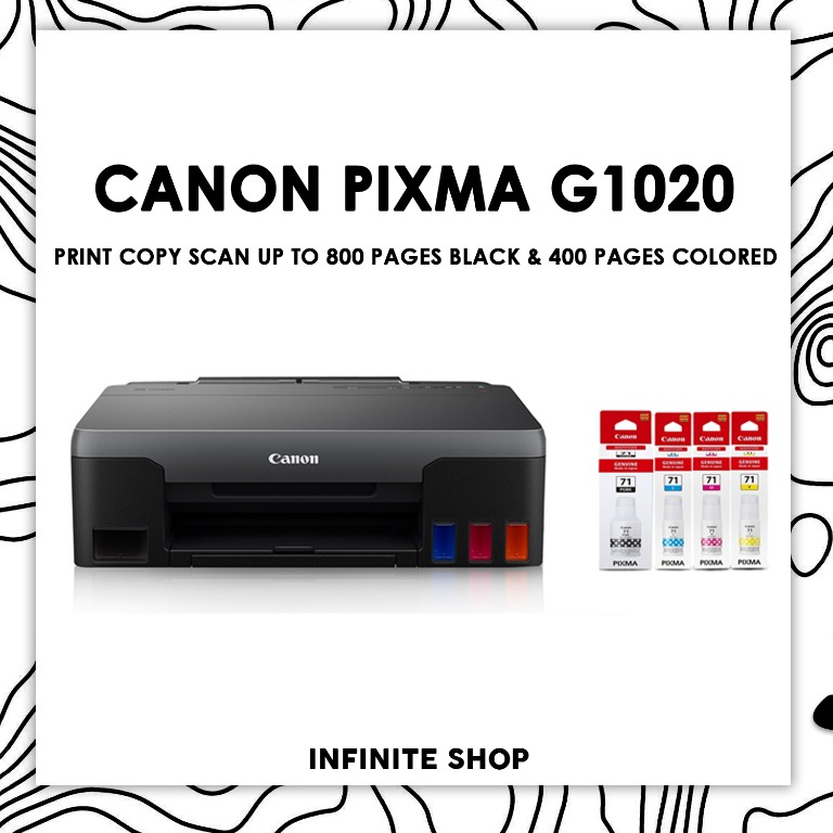 Canon Pixma G1020 Ink Tank Printer, Computers & Tech, Printers