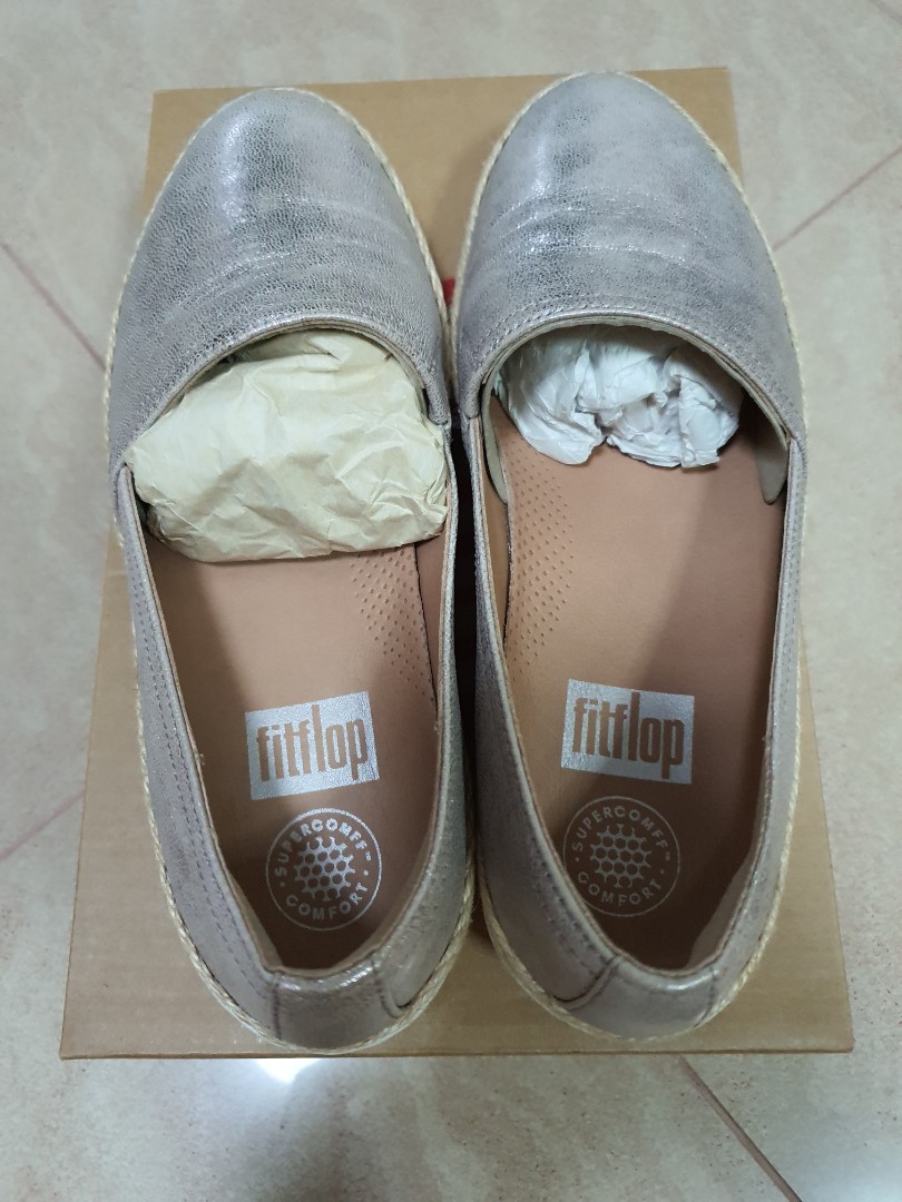 Casa Loafers Metallic Leather Bronze