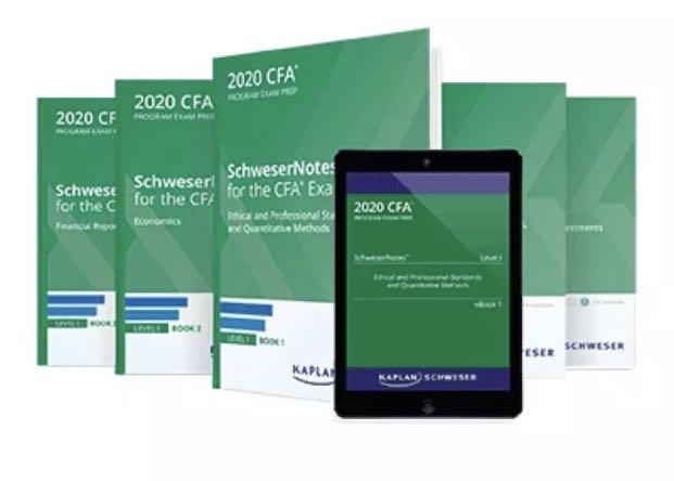 CFA level 1 2020 Official textbook (hard copy) with free Schweser notes ...