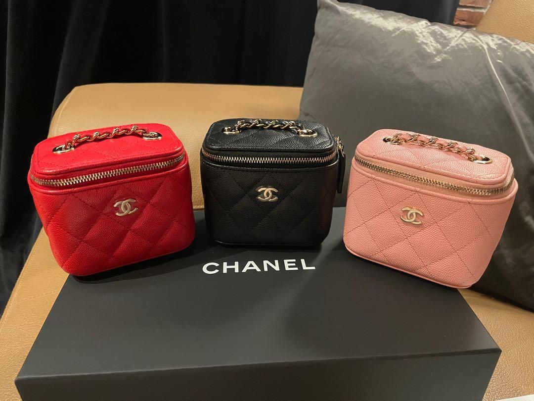 UNBOXING Bag of the Day 68: Chanel Vanity MINI in Caviar Pastel