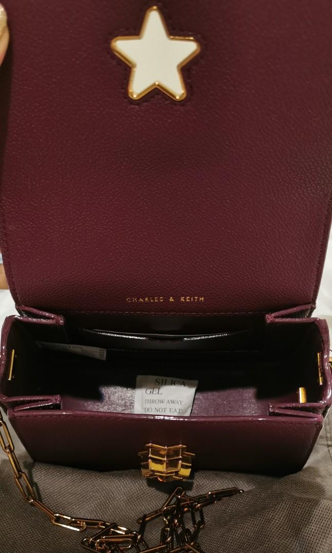 Charles and keith star on sale bag