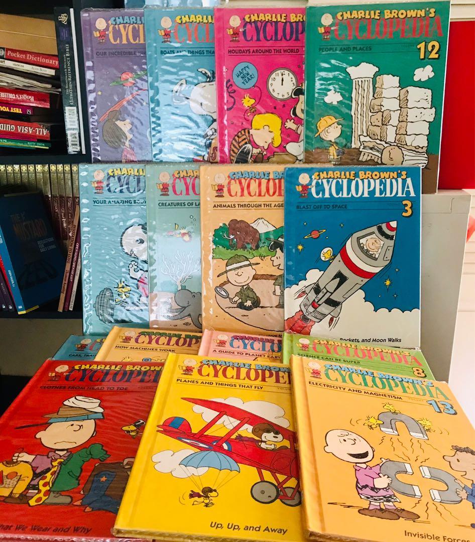 Charlie Brown Encyclopedia set of 15, Hobbies & Toys, Books & Magazines