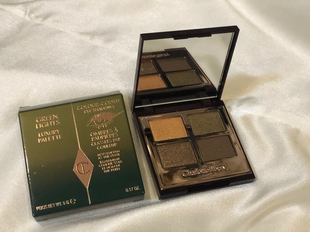 Charlotte Tilbury green lights luxury palette, Beauty & Personal Care