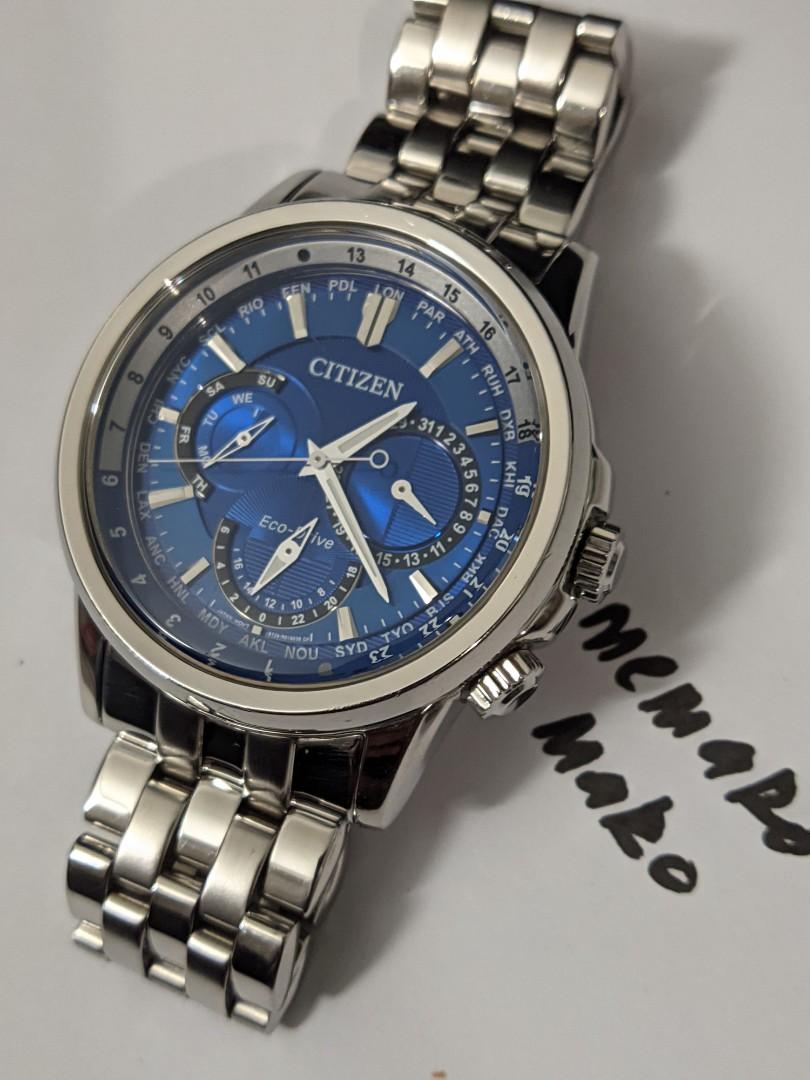 Citizen Calendrier World time 8729 eco drive Men s Fashion