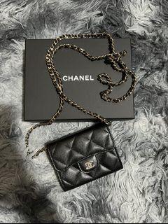 100+ affordable chanel card holder with chain For Sale