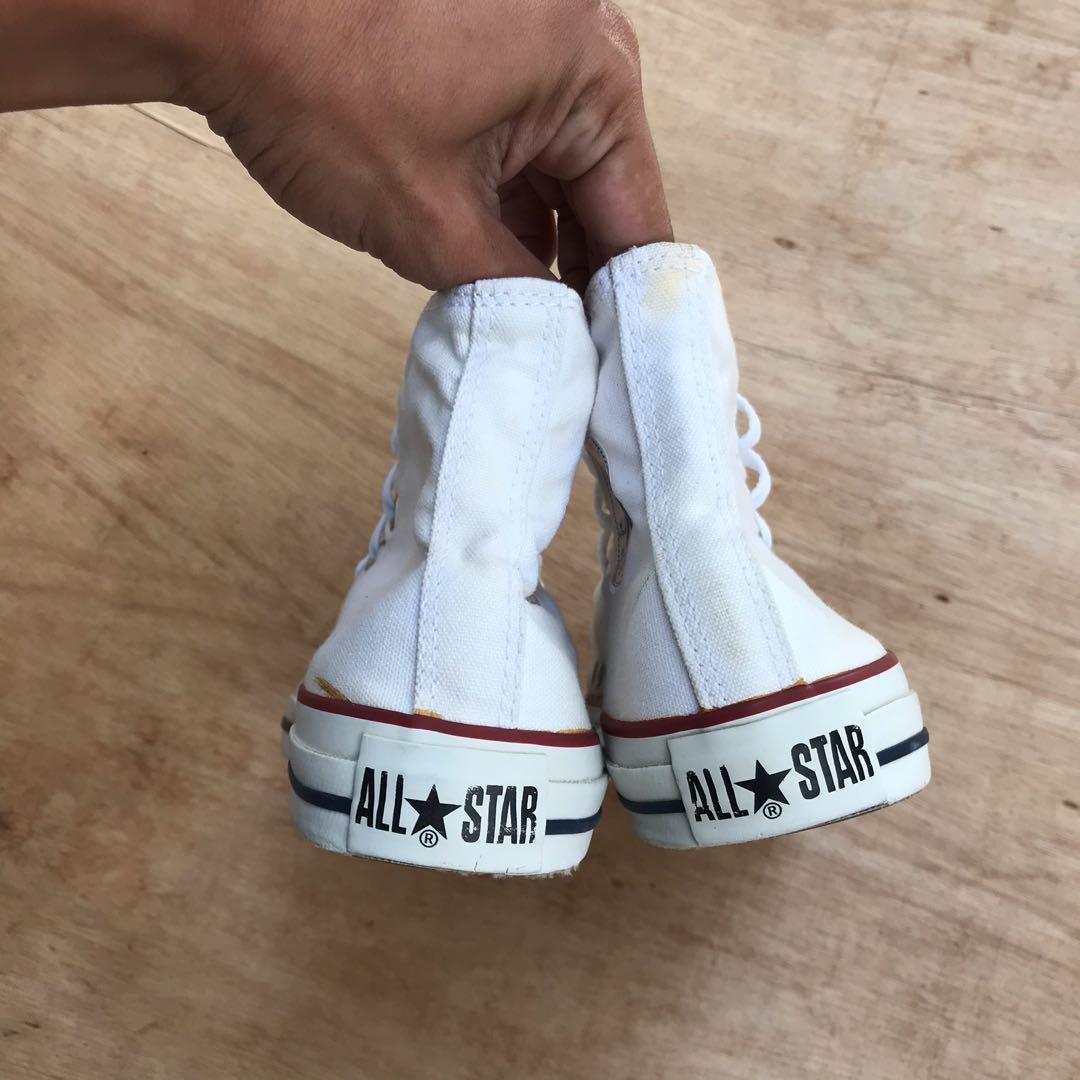 White converse size 5.5 uk hotsell