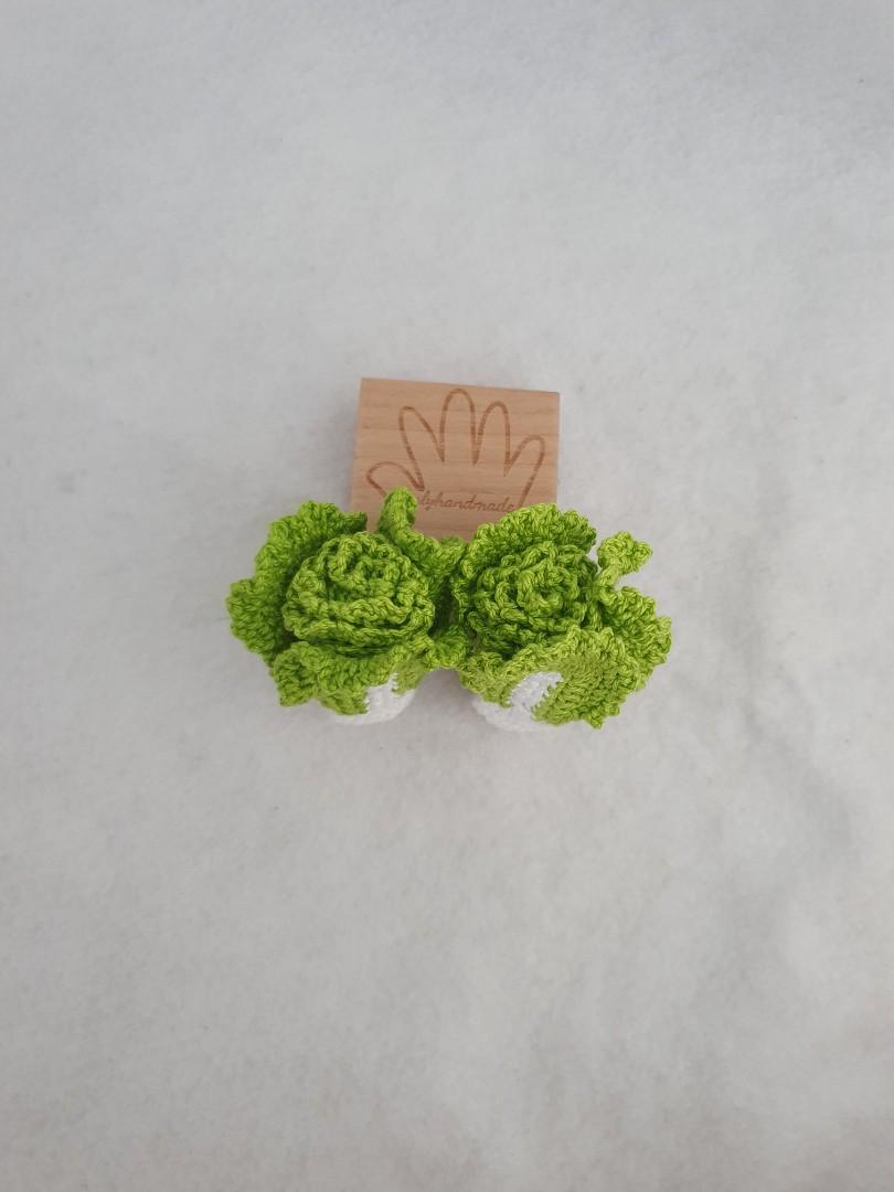 Crochet Chinese Cabbage Keychain, Hobbies & Toys, Stationery & Craft