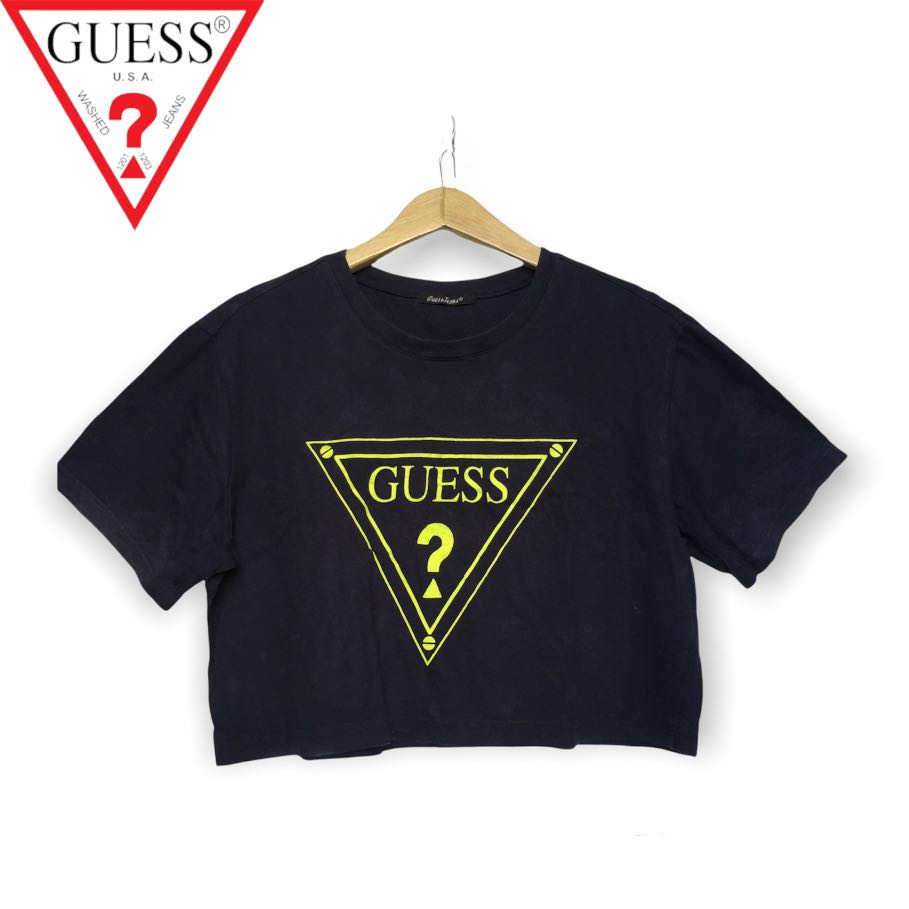 crop top guess shirt