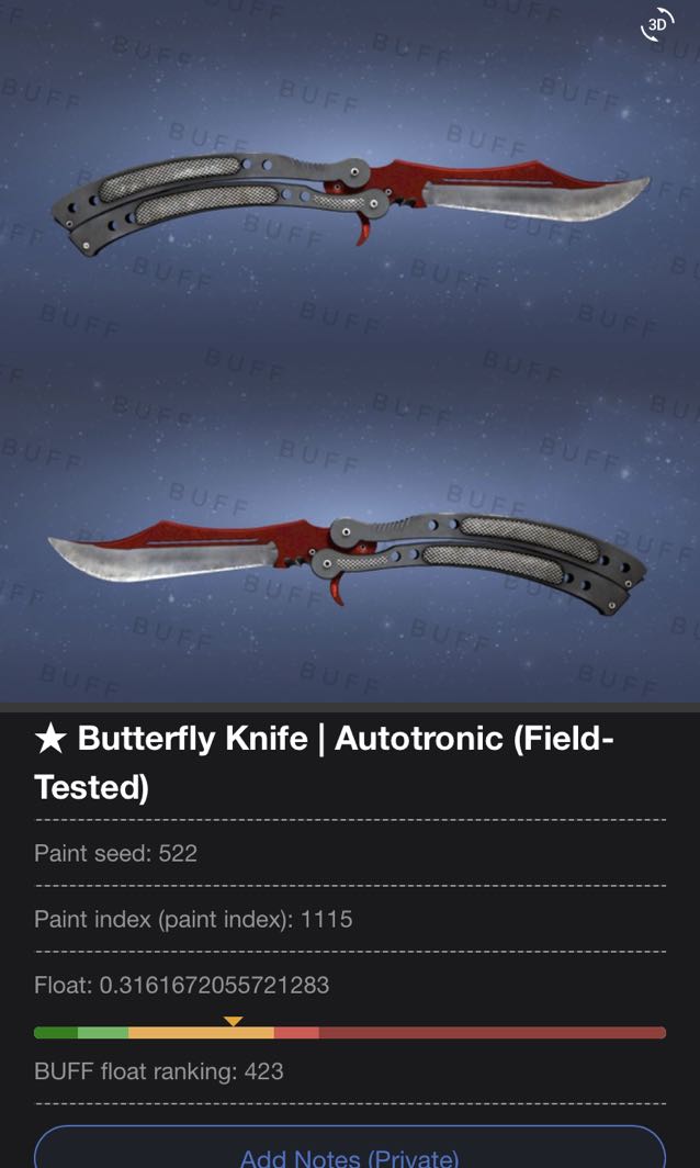 CSGO Butterfly Knife Autotronic, Video Gaming, Video Games, Others on