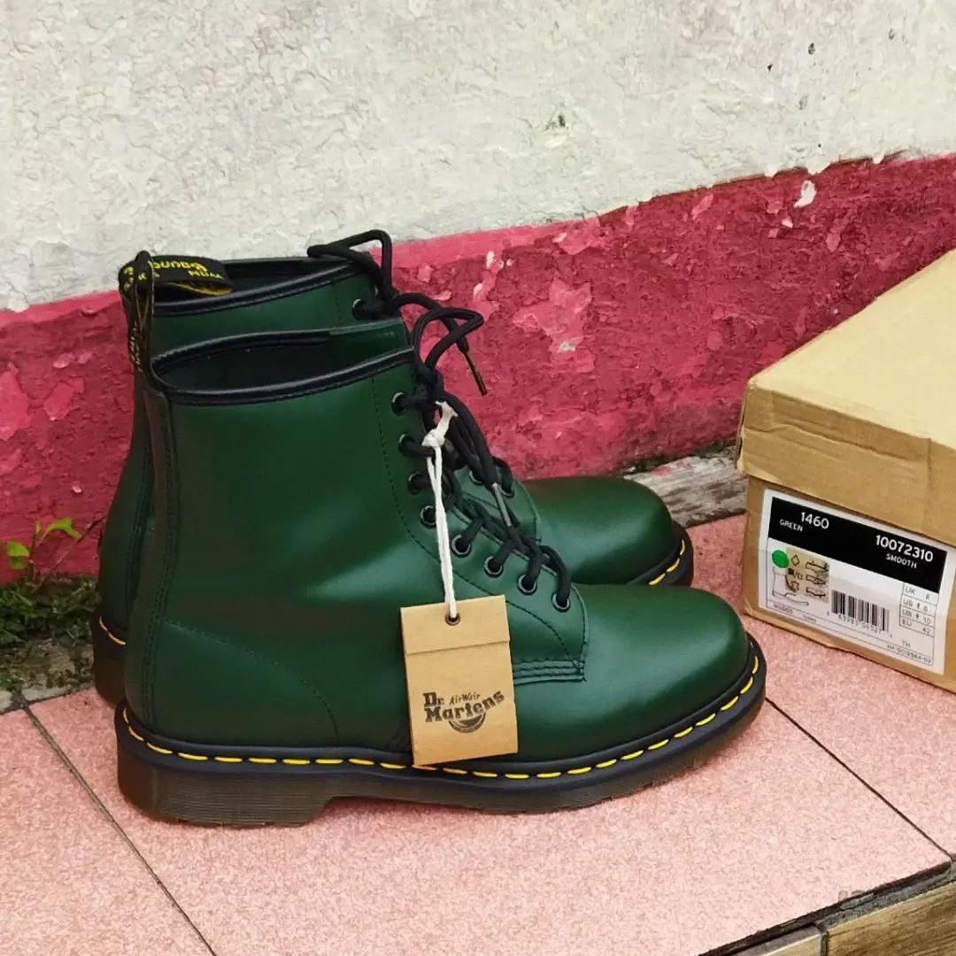 forest green dr martens