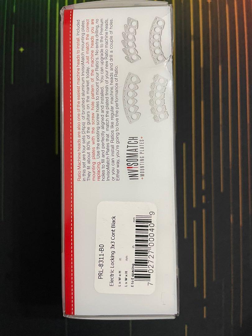 Electric Guitar Ratio MultiGear locking Tuning machine (3+3