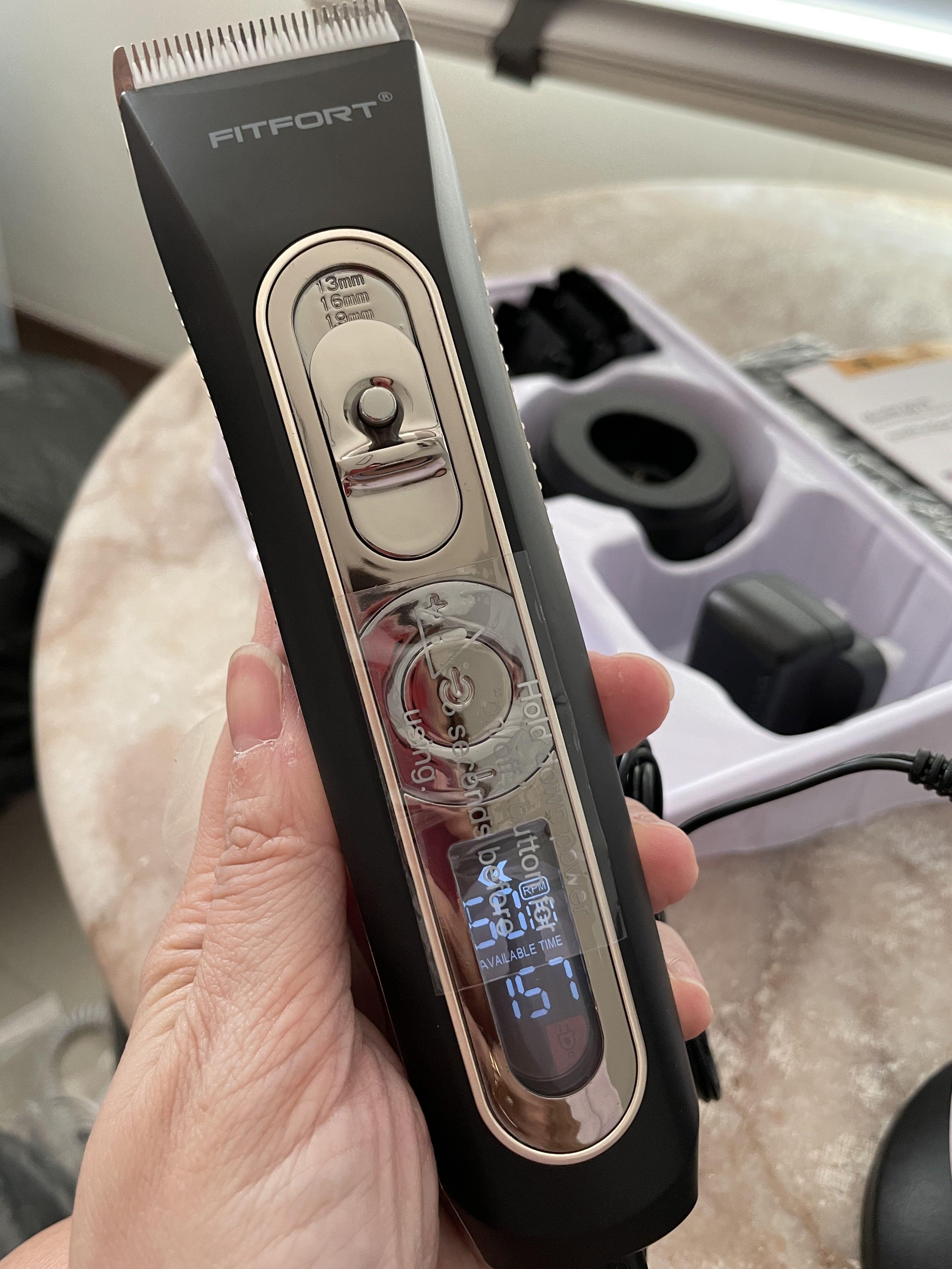 FITFORT Prof Mens Cordless Hair Clippers Trimmer, Beauty & Personal