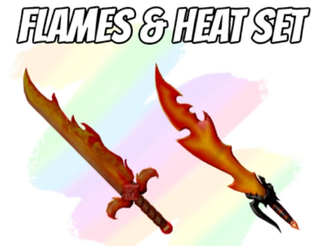 Flames and heat set mm2 , Video Gaming, Gaming Accessories, In