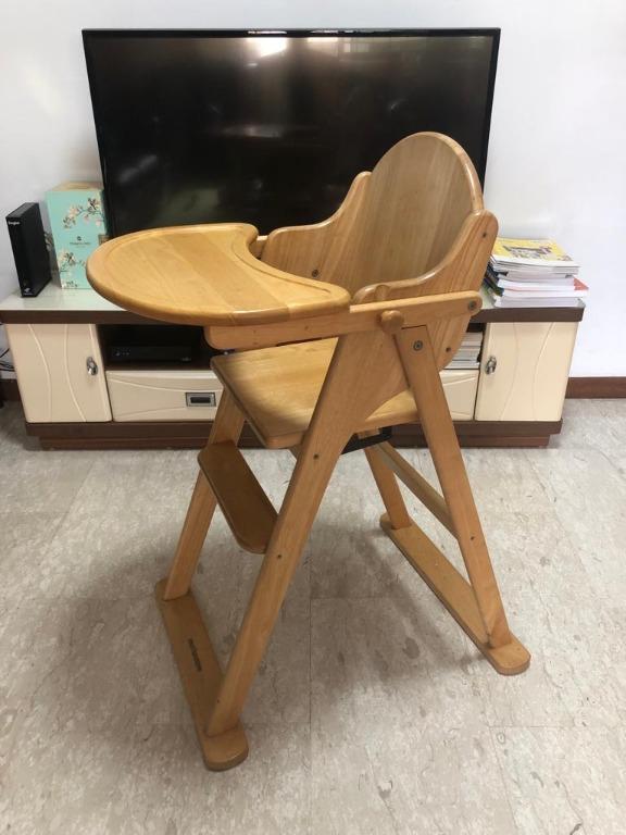 Table Wooden High Chair Mothercare Foldable High Chair Wooden