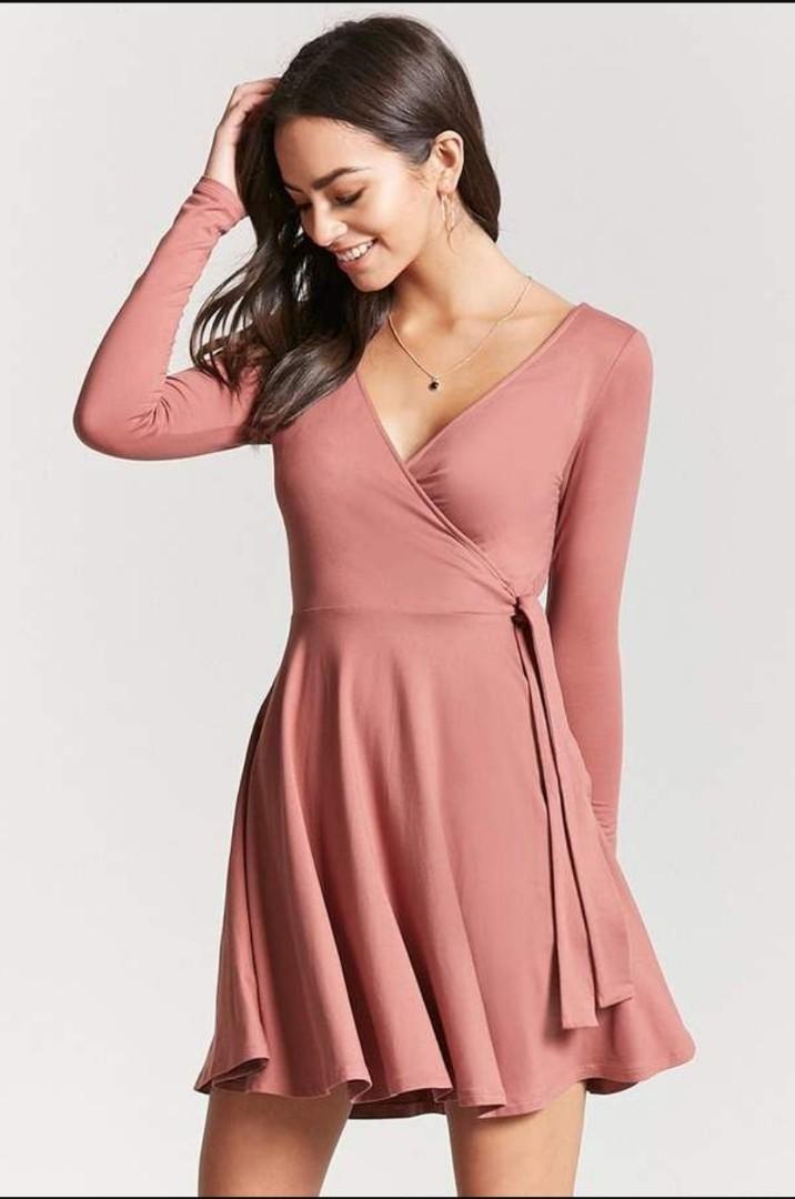 Wrap dress forever 21 on sale