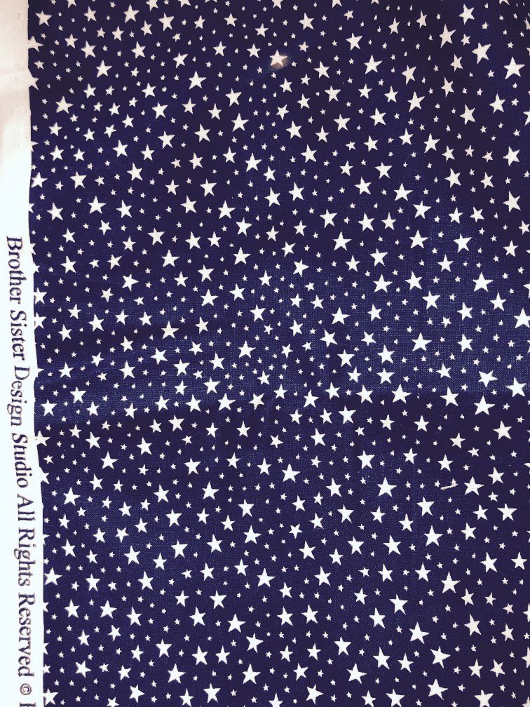 Quarter Yard] USA Brother Sister Design - Little stars in the ...