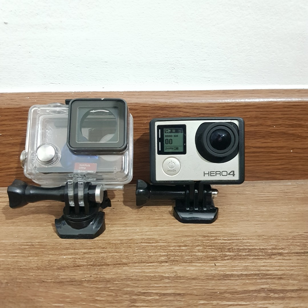 GoPro Hero 4 Silver, Photography, Video Cameras on Carousell