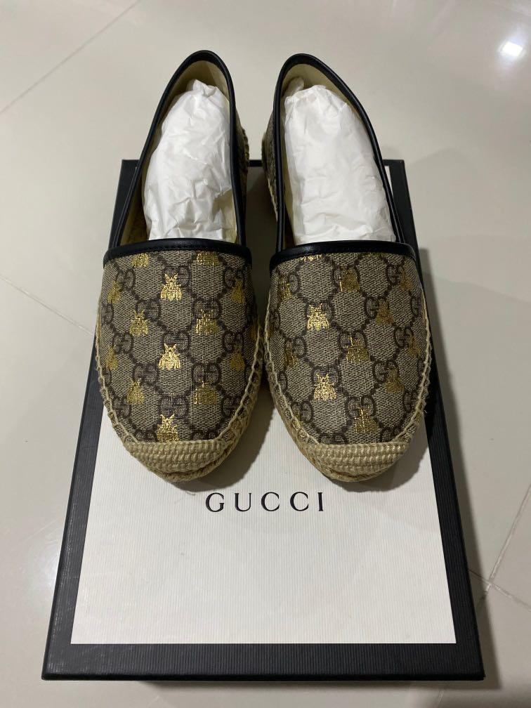 Gucci Supreme BEE Espadrilles Luxury Sneakers Footwear on