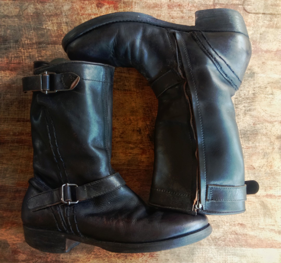 handmade engineer boots