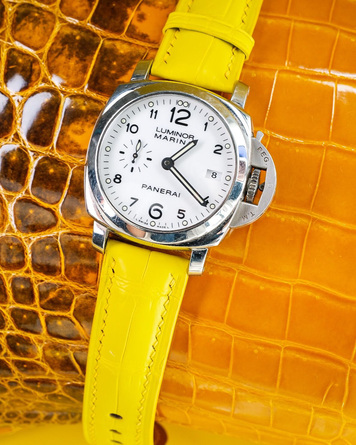 Panerai yellow strap shop