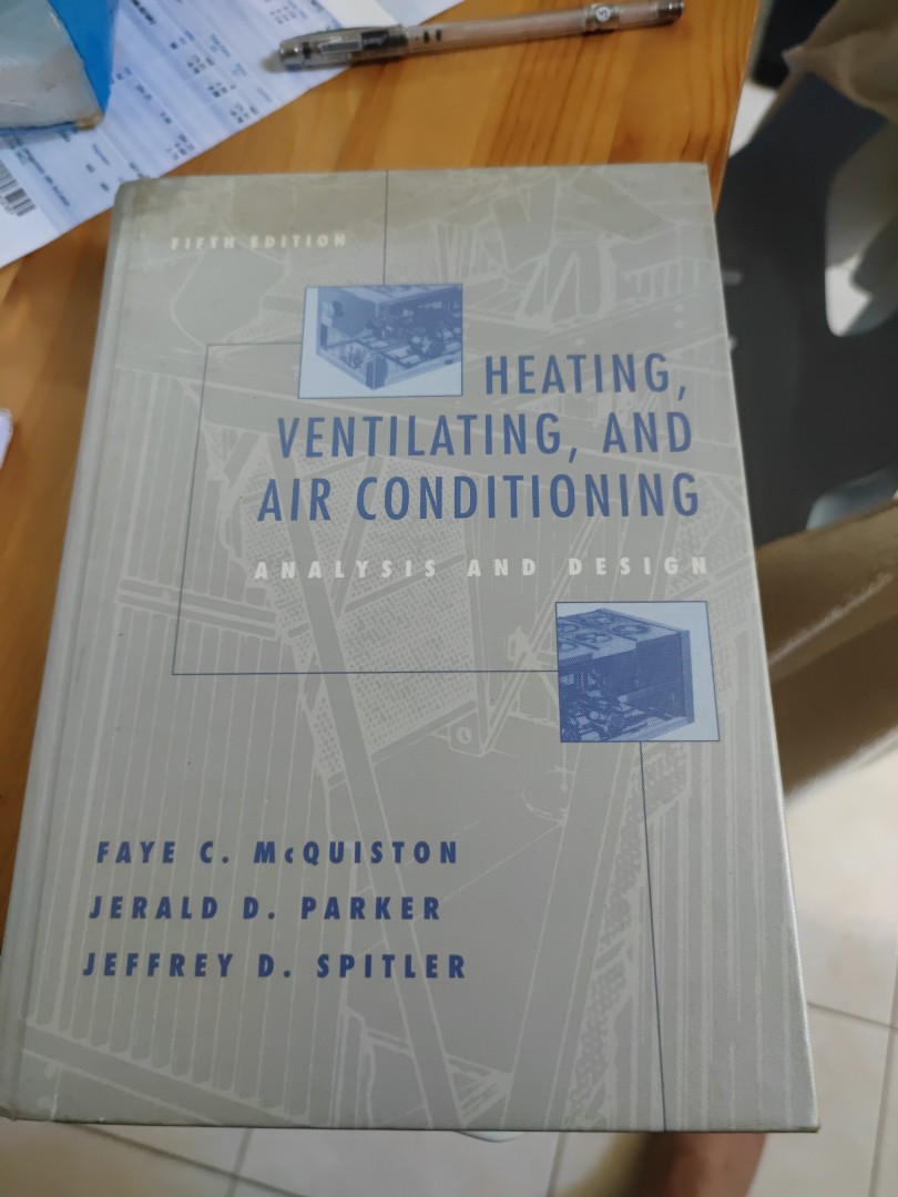 Heating, Ventilating and Air ConditioningAnalysis and Design (5th