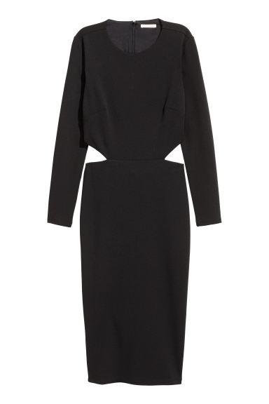 H&M CUT OUT DRESS (Category: Dresses) located in Paranaque City. Submitted by afternine.co (Listing ID 1130606210, Image 2). Description: Dress in sturdy jersey crêpe with open sections at the sides, a concealed zip at the back of the neck and long sleeves. Skirt with an elasticated waist and concealed zip at the back. Lined at the top. KEPT UNUSED..