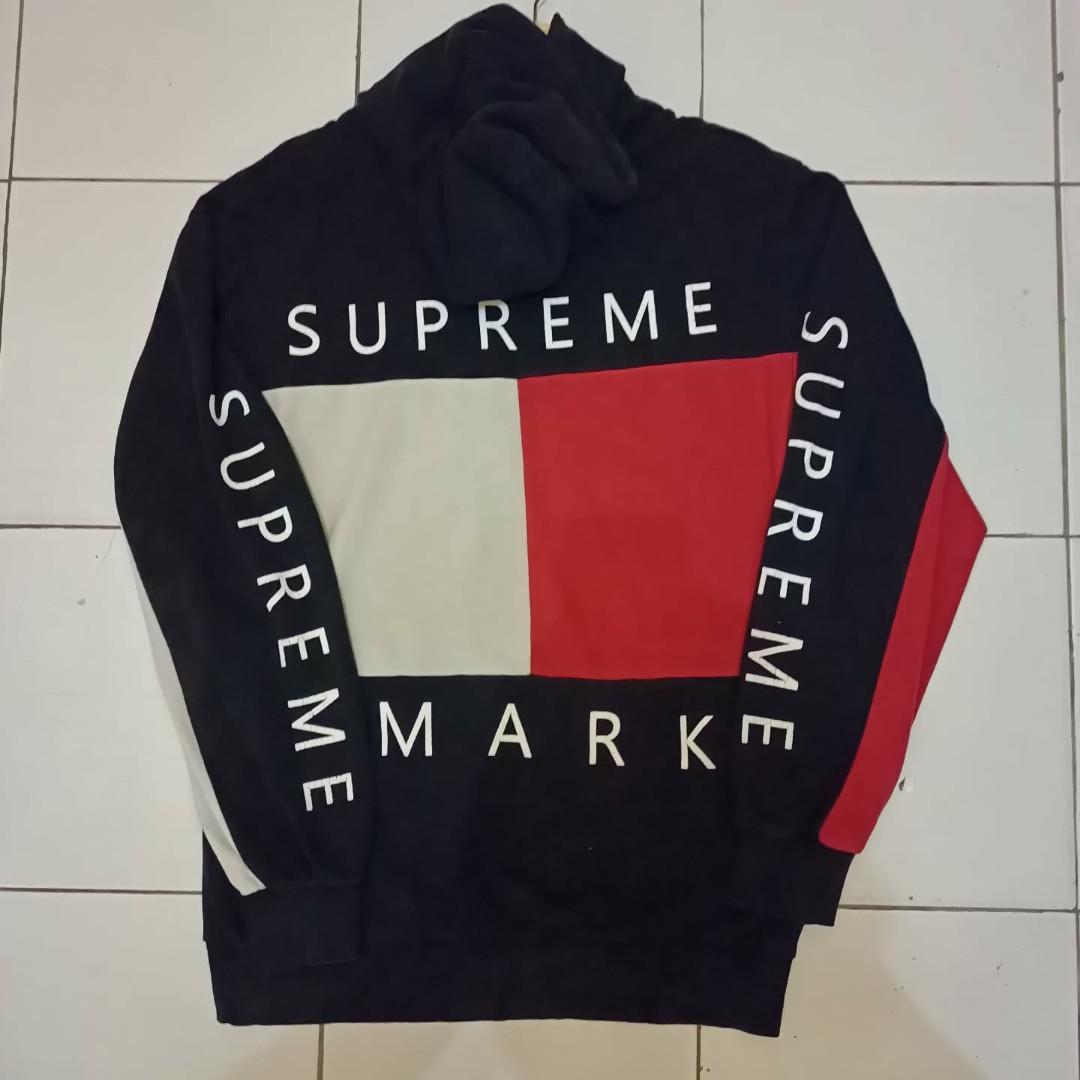 Supreme mark hotsell hoodie