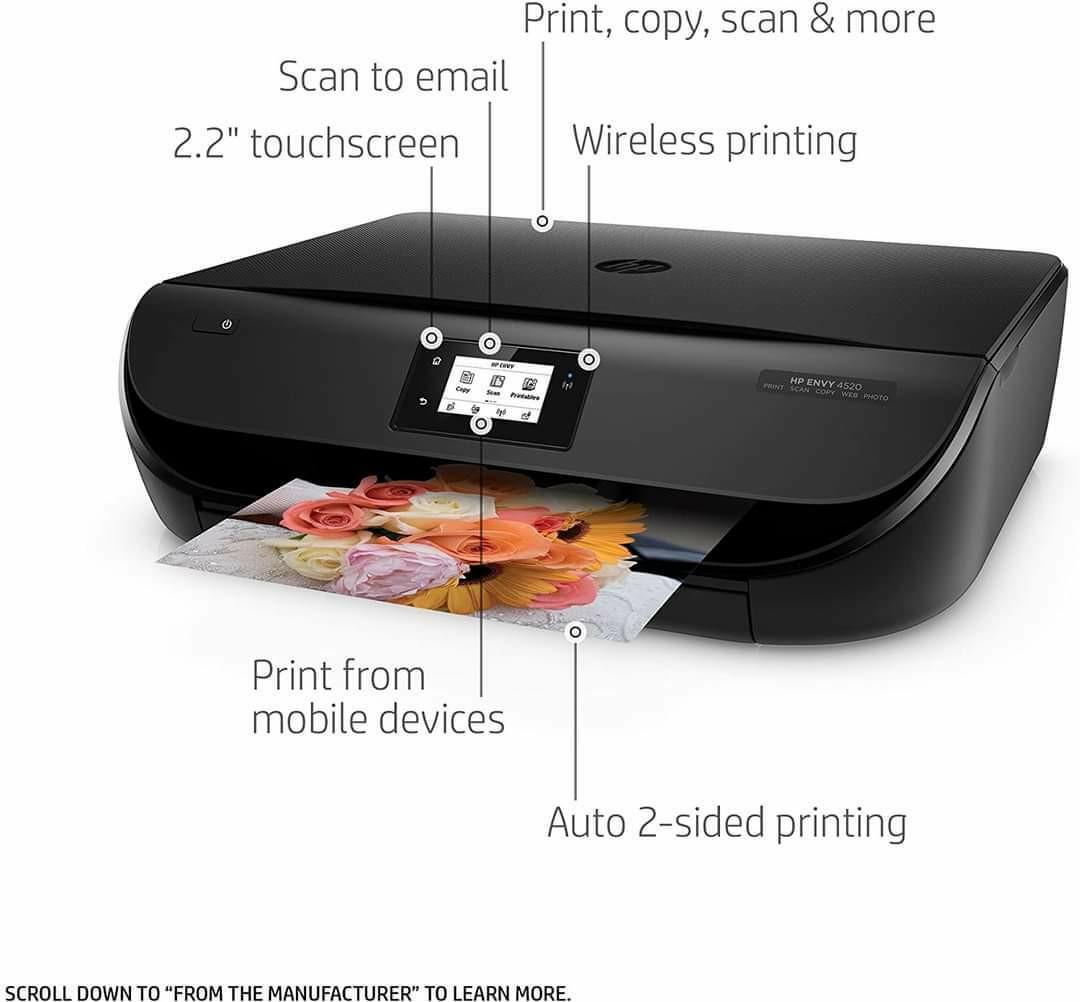 Hp Envy 5010 All In One Wireless Printer Copy And Scan With Integrated Wi Fi And Hp Smart App 5899