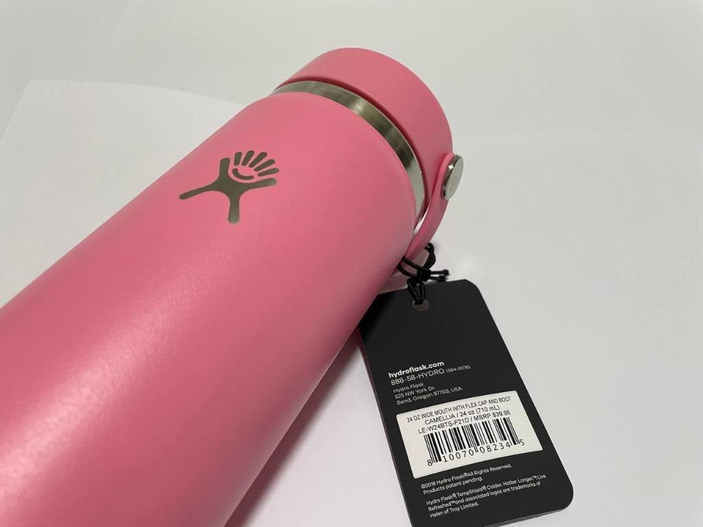 Hydro Flask 24oz Wide Mouth Ebb & Flow Water Bottle + Flex Cap And