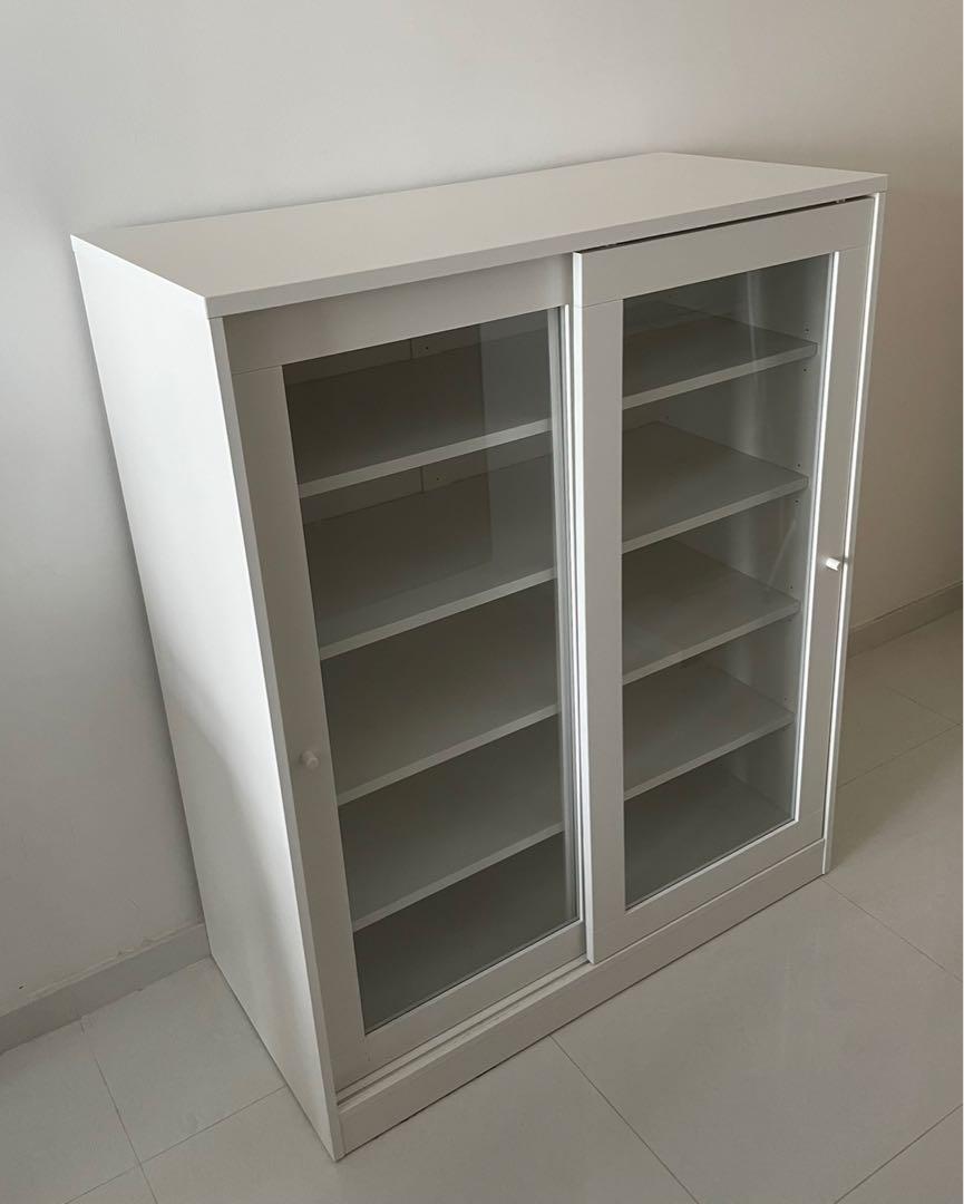 Ikea syvde cabinet top with glass doors