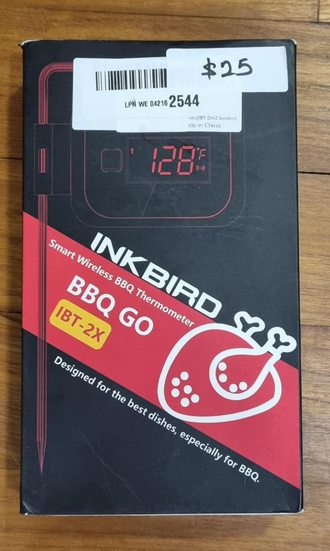 Inkbird IBT-2X Digital BBQ Grill Bluetooth Oven Smoker Thermometer ,Dual  Probes 