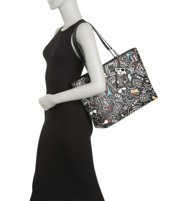 Karl Lagerfeld Paris Adele Tote BLACK