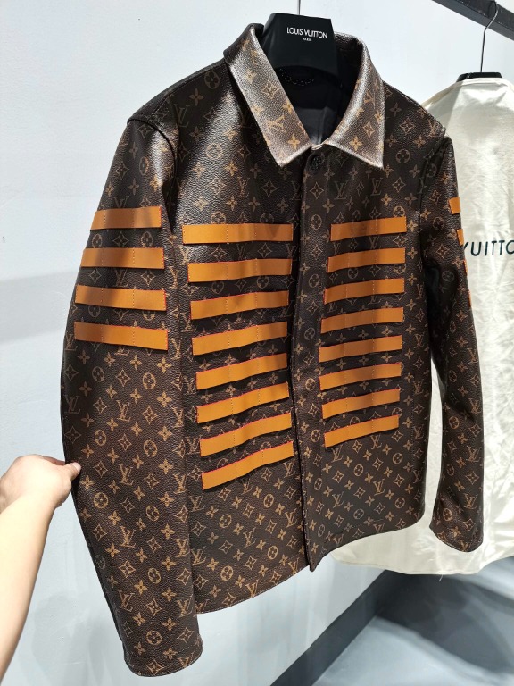 Louis Vuitton x Nigo Monogram LV Toile Military Jacket Dark Brown