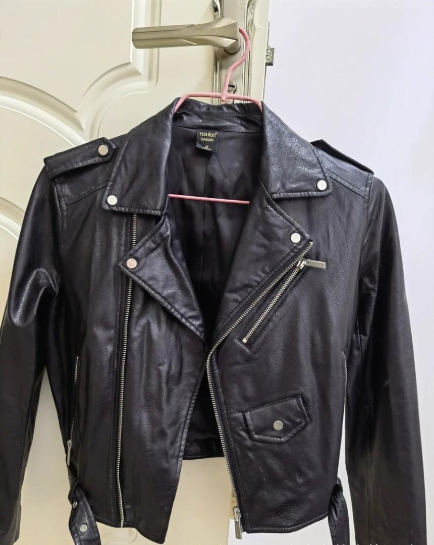 bll leather biker jacket