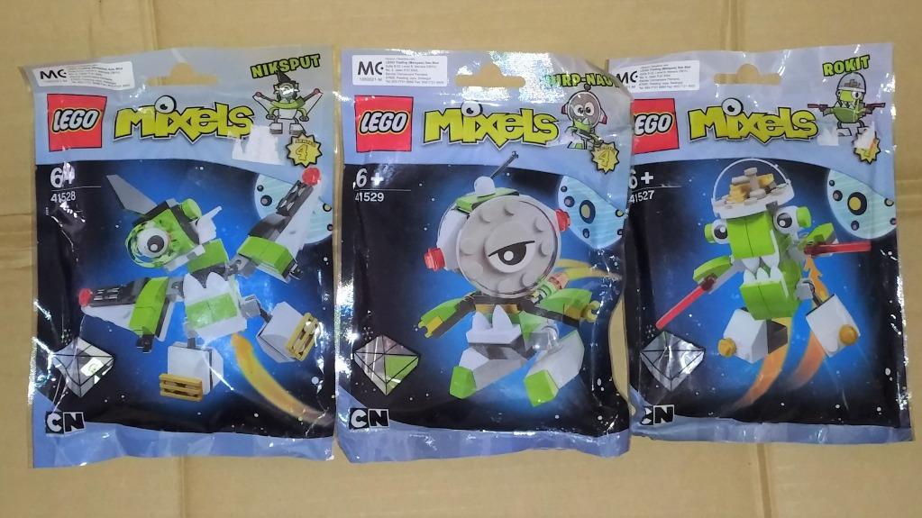 LEGO MIXELS ORBITONS MAX ROKIT NIKSPUT NURP NAUT set of 3