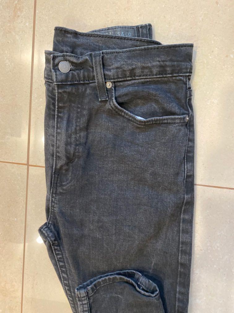 Levis 510 Stone wash black jeans , 31/32, Men's Fashion, Bottoms, Jeans on  Carousell