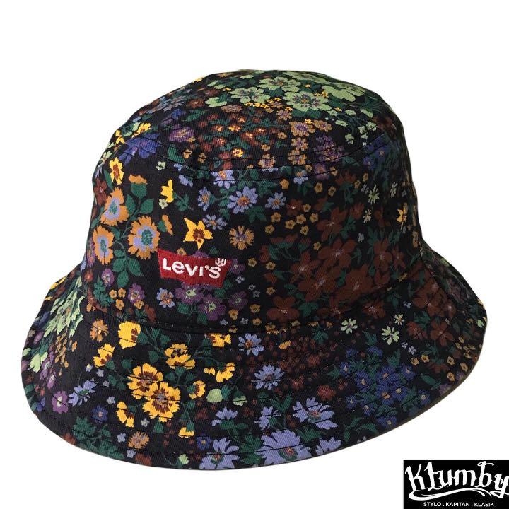 Levis Floral Bucket Hat, Men's Fashion, Watches & Accessories, Cap & Hats  on Carousell