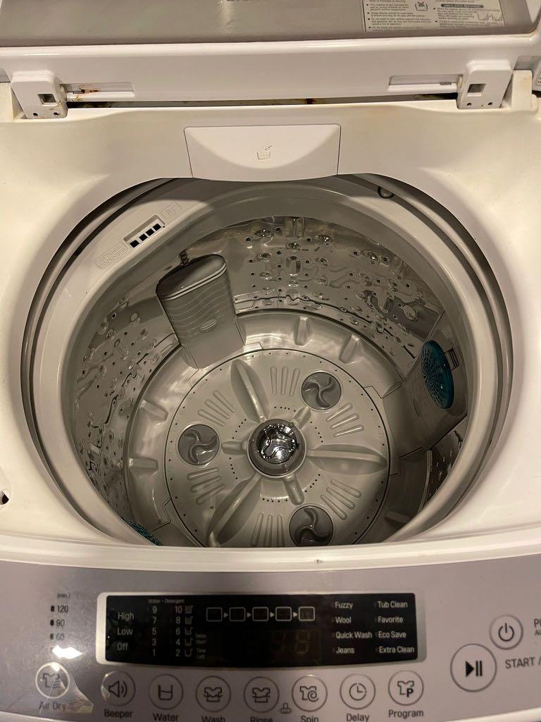 LG 10kg, Turbo Drum Top Load Washing Machine Condition 8/10 260