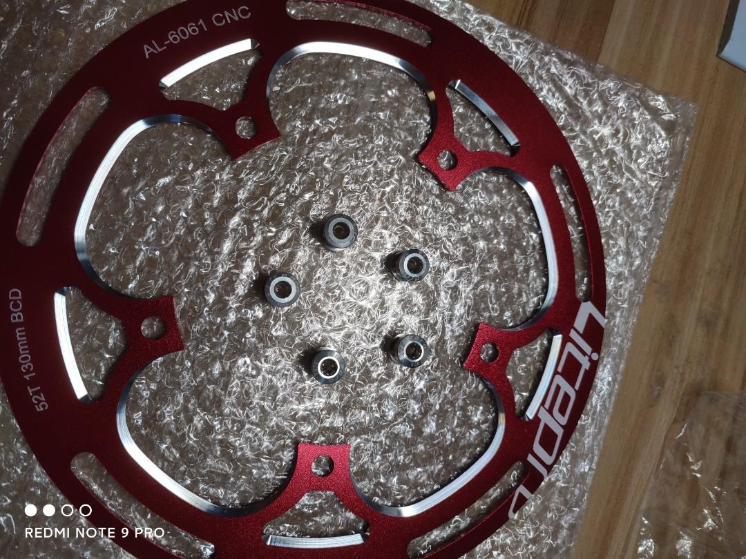 Litepro 52t 正負齒護盤 雙盤釘 運動產品 單車及配件 單車 Carousell
